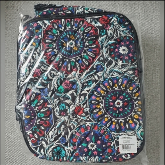 Vera Bradley Stained Glass Medallion Lunch Bunch Bag - Picture 5 of 6